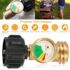 Propane Tank Refill Adapter Gas Level Indicator Meter for Propane Cylinder BBQ Grill RV Camper Appliances Type 1 Connection