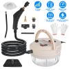 2500W Handheld High Temperature and Pressure Steamer Cleaner with 1400ML Tank 9 Accessories 6 Steam Levels for Dirt Grease Grout Tile Floor Couch Car