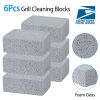 6Pcs Grill Griddles Cleaning Block Brick Grease Stains De-Scaling Stone Grill Scraper Cleaner Remover