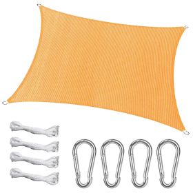 Title
Rectangle Top Canopy 98% UV Block Awning Shelter 185GSM HDPE Patio Cover with Snap Hooks Ropes for Outdoor Garden Backyard