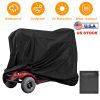 Scooter Protective Cover Waterproof Motorcycle Mobility Wheelchair Shelter Protector with Storage Bag against Sun Water Dust 74.8x28x46.1in