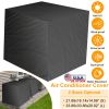 Air Conditioner Cover Outdoor Water-resistant Windproof Furniture Protector Dustproof Anti UV Outside Air Conditioner Protection Cover 33.86x33.86x29.
