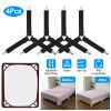 4Pcs Bed Sheet Fastener Holder Triangle Mattress Suspender Straps Grippers Clip For Covers Sofa Cushion