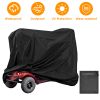 Scooter Protective Cover Waterproof Motorcycle Mobility Wheelchair Shelter Protector with Storage Bag against Sun Water Dust 74.8x28x46.1in