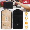 Travel Jewelry Organizer Case Foldable Jewelry Roll Storage Bag for Journey-Rings Necklaces Earrings Bracelets