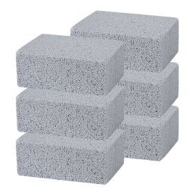 6Pcs Grill Griddles Cleaning Block Brick Grease Stains De-Scaling Stone Grill Scraper Cleaner Remover