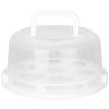 10in Cake Storage Container with Handle Plastic Cake Box Cupcake Storage Box Container Carrier