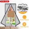 Magnetic Mesh Curtain Hands-free Fly Mesh Door Curtain 39x82” Self-adhesive Door Screen Anti Mosquito Bugs