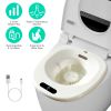 Electric Sitz Bath Tub Sits Bath Soak Pan Salts Bowl Postpartum Care Basin for Toilet Seat with 2-Level Water Flow Water Temperature Display 1500mAh B