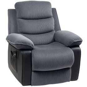 HOMCOM Power Lift Recliner Chair with Massage and Heat for Elderly, Electric Lift Chair with Remote Controllers