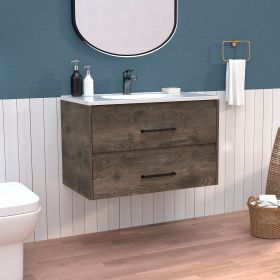 Cardova Floating Vanity Bathroom with Two-Drawers