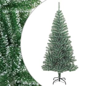 Artificial Christmas Tree with Flocked Snow Green 70.9"