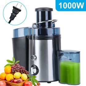 1000W Centrifugal Juicer Juice Extractor with 2 Speeds 3.6in Wide Feed Chute 17Oz Juicer Cup 54Oz Pulp Collector Electric Juicer for Fruits Veget