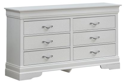 Lorana G6590-D Dresser , Silver Champagne