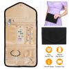 Travel Jewelry Organizer Case Foldable Jewelry Roll Storage Bag for Journey-Rings Necklaces Earrings Bracelets