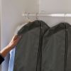 5pcs 39" Garment Bags Hanging Suit Bags Covers Breathable with Full Zipper Transparent Window for Suit Dress Coat Storage Travel Use