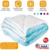 Fleece Throw Blanket Warm Soft Flannel Bed Cover Cuddly Cozy Sofa Travel Car Blanket w/ Queen King Throw Size Optional