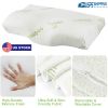 Bamboo Memory Foam Sleep Pillow Contoured Cervical Orthopedic Pillow Neck Support Breath Pillow