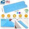 Bath Tub Mat Non-Slip Shower Mat BPA-Free Massage Anti-Bacterial with Suction Cups Washable for Bathroom Kitchen Pool