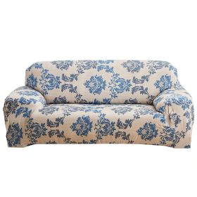 Sofa Cover Printed Stretch Sofa Furniture Cover Soft Sofa Slipcover Polyester Furniture Protector Cover (Option: Provence_3S)