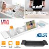 21.65in-30.91in Extendable Bath Tray Plastic Bathtub Shelf Caddy Tray Table Retractable Bathtub Storage Rack with Non-Slip Grip Fits Most Tubs