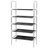 5 Tiers Shoes Rack Shelves 15 Pairs Shoes Storage Organizer Stand Tower Stackable Shoe Holder