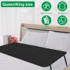 Grounding Mat For Desk Bed With 15FT Grounding Cord For Sleep Energy Pain Relief Indoor Conductive Grounding Mat Anti-Slip PU Leather Grounding Mattre