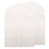 2Pcs Garment Bags Washable Transparent Suit Bags Breathable Dust-proof Travel Clothes Cover w/ Full Zipper for Storage Dance Costumes Suits