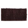 Antiskid Bathroom Mat Water Absorbent Toilet Carpet Machine Washable Chenille Cushion Rugs 23.23x15.75inches for Home Decoration