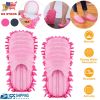 Mop Slippers Unisex Detachable Floor Mopping Shoes Microfiber Dusting Slippers for House Bathroom Kitchen Livingroom