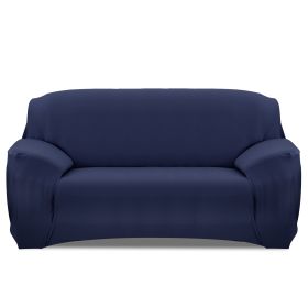 Sofa Cover Printed Stretch Sofa Furniture Cover Soft Sofa Slipcover Polyester Furniture Protector Cover (Option: NavyBLU_3S)