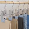 30 Pack Hanging Clips for Closet Multifunctional Clothes Pins Heavy Duty Space-saving Laundry Hooks for Boots Jeans Hats Towels Socks Pants Handbags T
