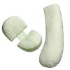 Pregnancy Pillows Adjustable Support Maternity Pillow Soft Side Sleeper Pregnancy Pillows Wedge Pillow with Detachable Pillow Cover