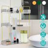 Bathroom Countertop Organizer 3 Tier Corner Makeup Storage Shelf Vanity Cosmetic Perfume Tray Clear Corner Rack for Bedroom Bathroom Kitchen