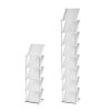 8 Tier Vertical Shoe Rack Narrow Free Standing Storage Organizer for Entryway Space-Saving Stackable Shoe Holder Corner Shoe Tower For Entryway Bedroo
