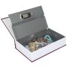Portable Book Safe with 3-Digit Combination Lock Diversion Safe Money Jewelry Storage Box