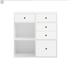 Elegant Design Buffet Cabinet Storage Cabinet With Drawers, Suitable For Dining Room, Living Room, Kitchen Cabinet (Option: Beige and White)