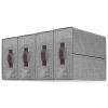 4Pcs Bed Sheet Set Organizers Foldable Bedsheets Storage Bins For Clothing Duvet Cover Pillowcase King Queen Bedsheet Closet Bedding Container With La
