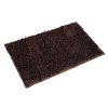 Antiskid Bathroom Mat Water Absorbent Toilet Carpet Machine Washable Chenille Cushion Rugs 23.23x15.75inches for Home Decoration