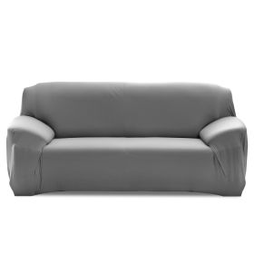 Sofa Cover Printed Stretch Sofa Furniture Cover Soft Sofa Slipcover Polyester Furniture Protector Cover (Option: GRY_3S)