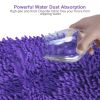 Antiskid Bathroom Mat Water Absorbent Toilet Carpet Machine Washable Chenille Cushion Rugs 23.23x15.75inches for Home Decoration