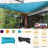 Shade Sail Patio Cover Shade Canopy Camping Sail Awning Sail Sunscreen Shelter Triangle Cover For Kindergarten Playground Outdoor